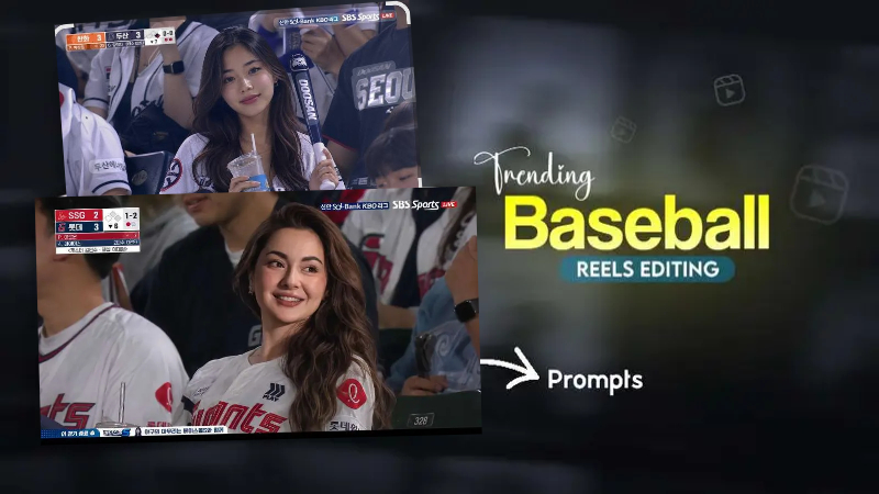 Trending Baseball Reels with ChatGPT and Flow AI viral prompt 1