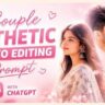 Romantic Cinematic Couple Photo Editing Prompt 1