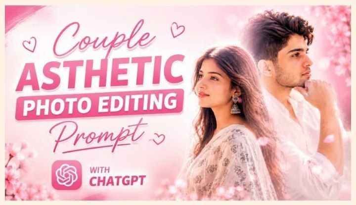Romantic Cinematic Couple Photo Editing Prompt 1