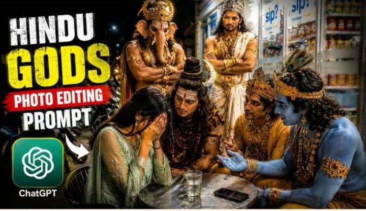 Photo With Hindu Gods Photo Editing Prompt Chat GPT 1