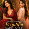 Cinematic Golden Hour Beautiful Saree & Suit Prompt – Create Dreamy AI Photos with a Royal Indian Aesthetic