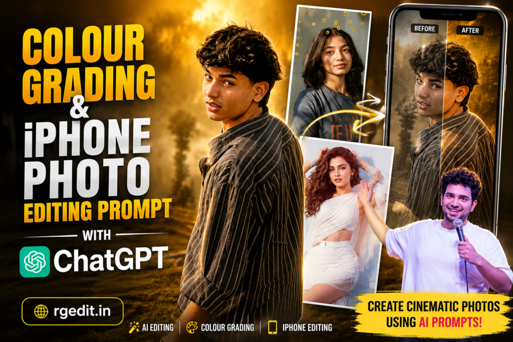 Colour Grading & iPhone Photo Editing Prompt with ChatGPT (2026 Guide)