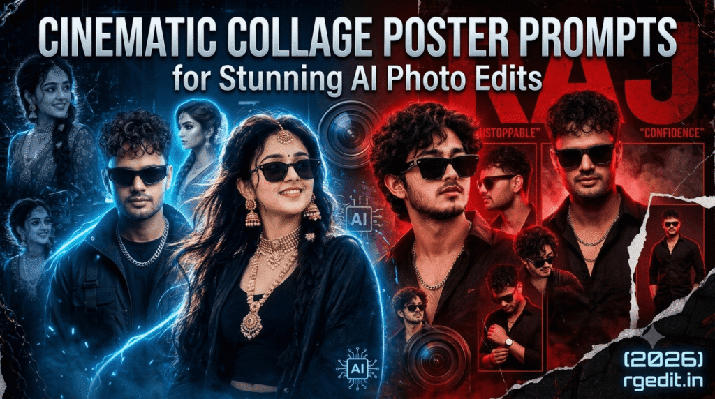 Cinematic Collage Poster Prompts for Stunning AI Photo Edits (2026)