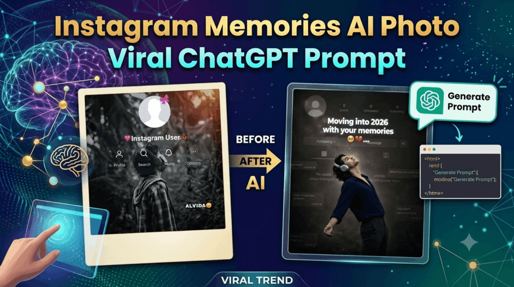 Epic Instagram Memories AI Photo Viral ChatGPT Prompt Photo Editing (2026 Guide)